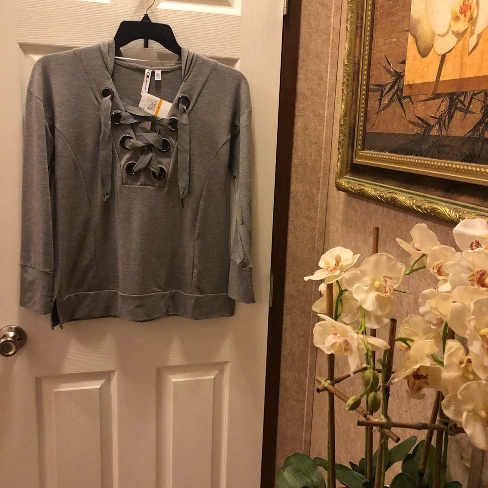 🔥SALE New Cable & Gauge Grey Long Sleeve Top